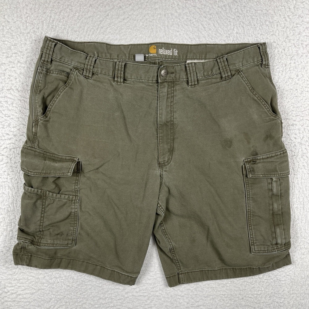 Carhartt Cargo Shorts Mens 44 Green Relaxed Fit Utility Gorpcore‎ Workwear